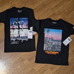 Seven Souls California Love Graphic Tee Bundle Of 2 Size 8